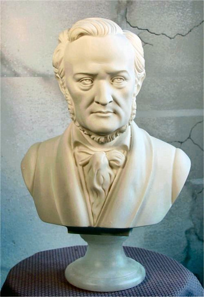 Wagner Richard Bust Composer Marble